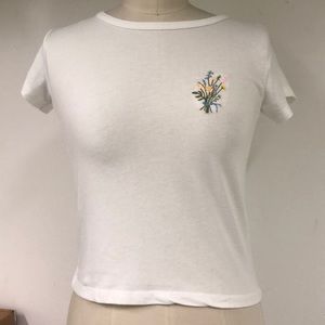 white brandy melville tee
